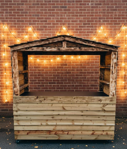 Wooden Market Stand / Minibar