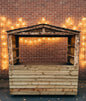 Wooden Market Stand / Minibar